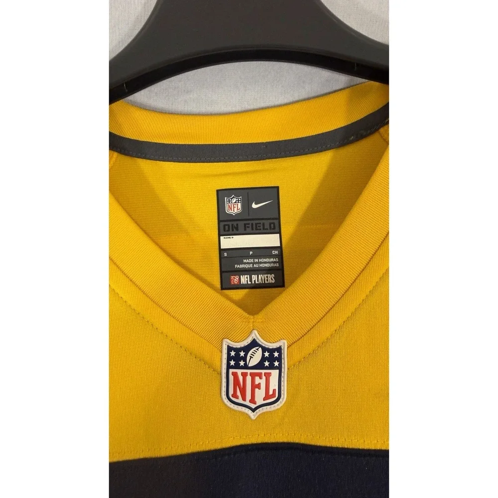 Green Bay Packers Aaron Rodgers #12 Jersey Women's Small Nike Throwback Blue NFL